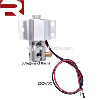 Universal Car Brake Line Lock Solenoid Valve Controller Kit Silver