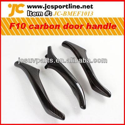 Auto interior trim for BMW F10 carbon fiber door inside handle bar