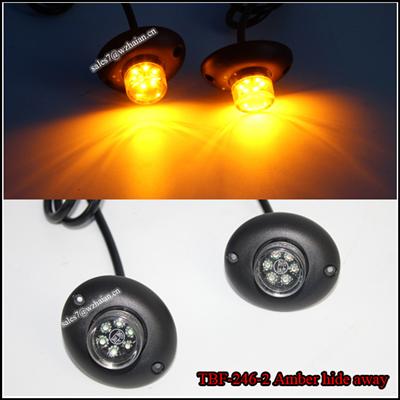 Warning Led Hide Away Light/Amber Warning Strobe Led Hide away light/Traffice Signal Advisor Light TBF-246-2