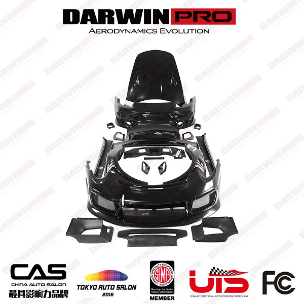 DarwinPRO Porsche 911 991.1 991.2 Turbo S CHOPIN GT2RS Style body kit