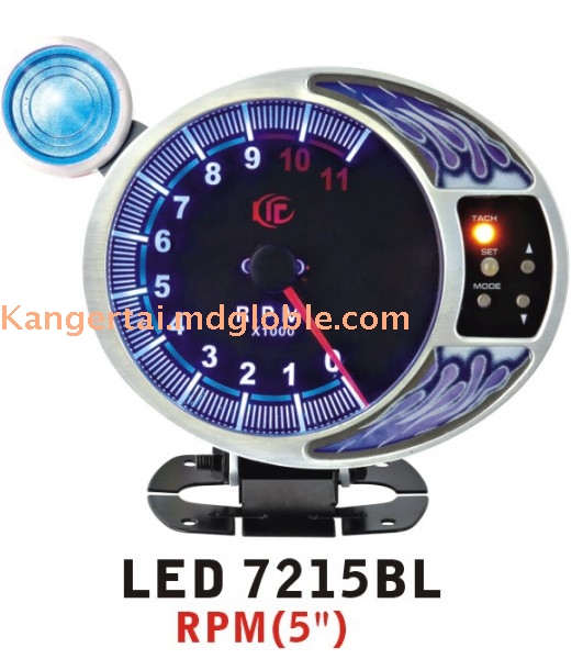 5'' TACHOMETER LED 7215BL