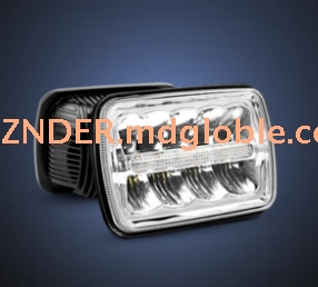 7x6 LED Headlights 45W Hi/Lo Beam w/DRL for Jee...