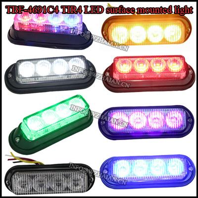 Car LED Dash Light 4Watts Led Warning Flashing Lights TBF-4691C4