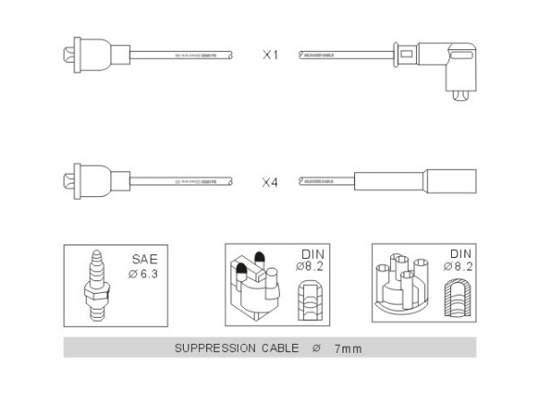 Ignition Cable,SL-97477