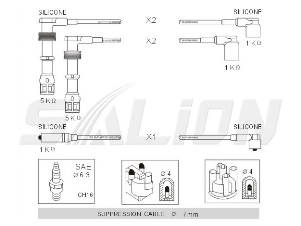 Ignition Cable,SL-97001