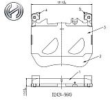 Race car Ceramic formula，brake pads,Brake pad